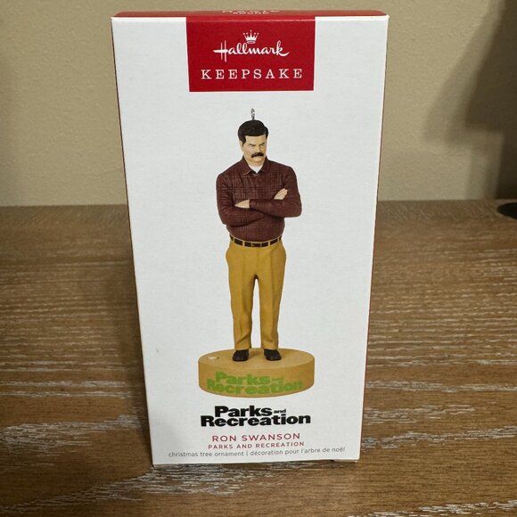 Hallmark Keepsake Christmas Ornament Ron Swanson Parks And Recreation 2023 New - Picture 1 of 4